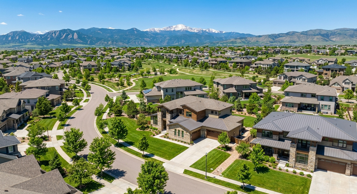 Centennial Colorado family homes and parks
