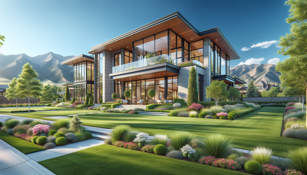 Modern luxury home in Denver with Rocky Mountain views