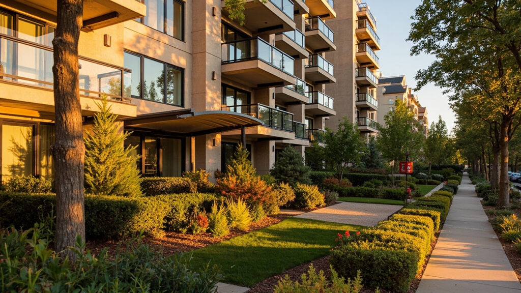 Luxury downsizing in South Denver — Cherry Creek condominium exterior