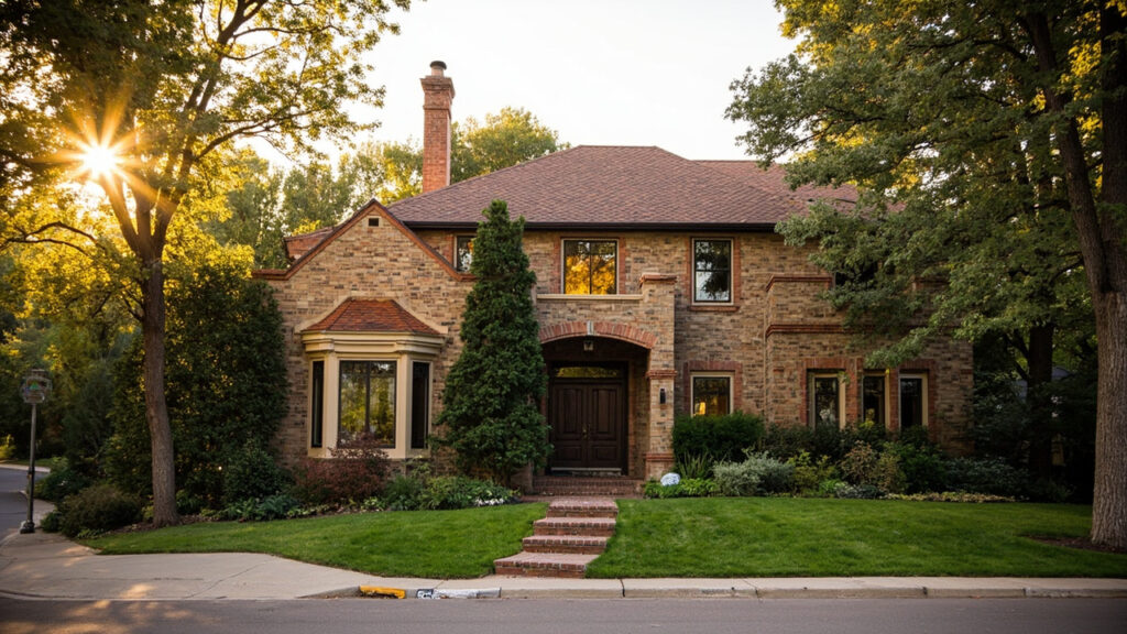 Belcaro Denver luxury neighborhood home exterior